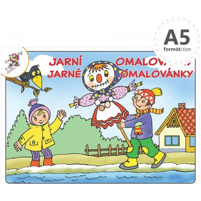 Omalovánka A5 Jarné omalovánky – Zboží Mobilmania