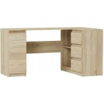 Framire Rohový stůl pravý Sonoma Modern N12 150 x 87 cm – Zboží Dáma