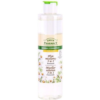 Green Pharmacy Face Care Chamomile micelární voda 3 v 1 (0% Parabens, Soaps, Artificial Colouring, Fragrances) 250 ml