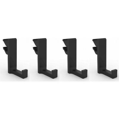 In-Design Závěsný program USEit - 4x věšák černý – Zboží Dáma