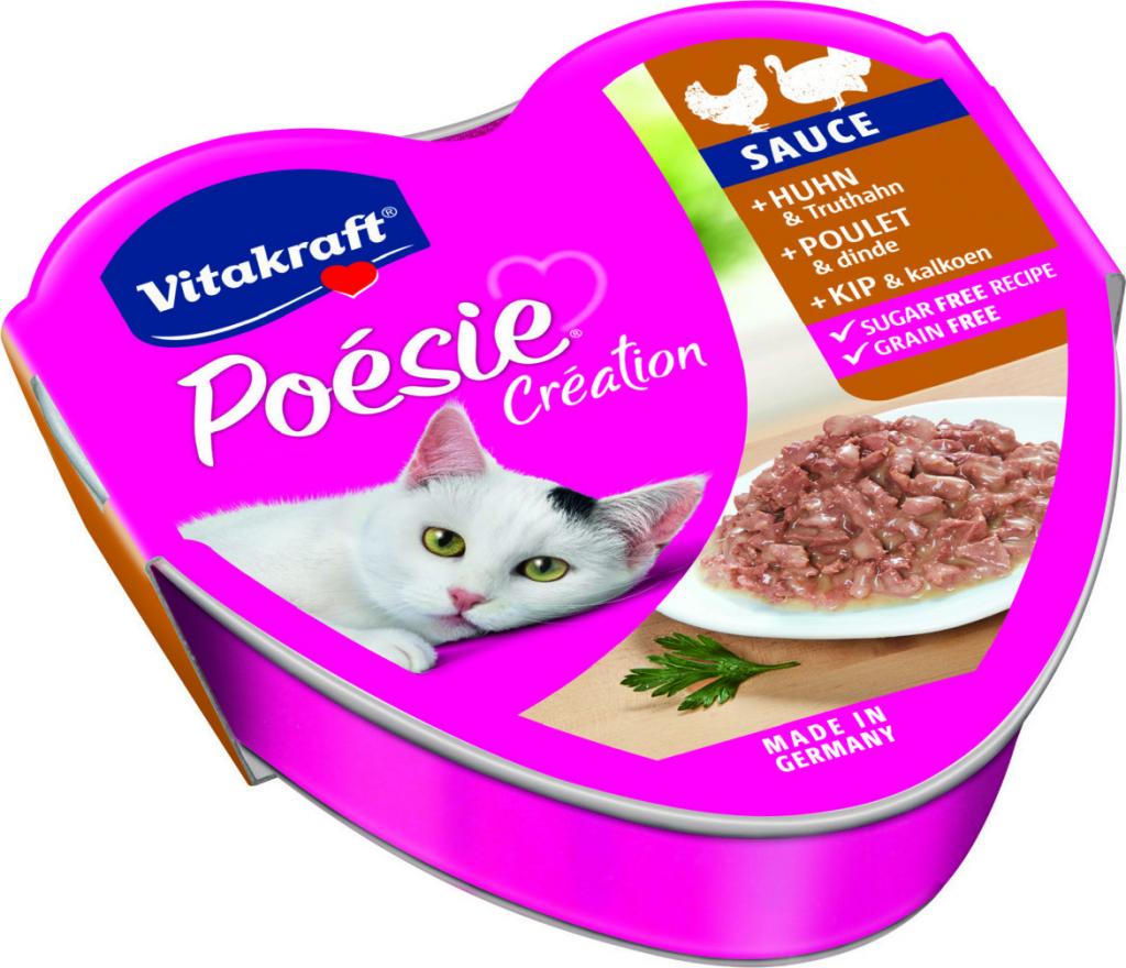 Vitakraft Cat Poésie Création kuře a krůta 85 g