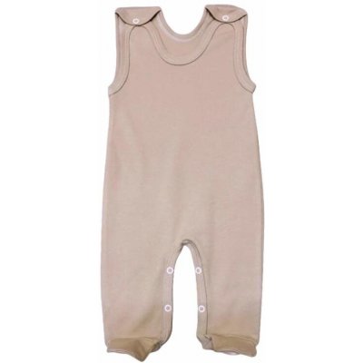 Kojenecké bavlněné dupačky kapučíno – Sleviste.cz