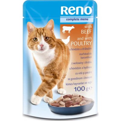 Reno Cat hovězí a drůbeží 100 g