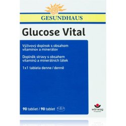 Glucose Vital Pro diabetiky tablety komplex vitamínů, minerálů a stopových prvků 90 tablet