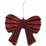 Chic Antique Červená vánoční skleněná ozdoba mašle Bow – 13*3*11 cm – Hledejceny.cz