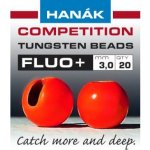 Hanák Tungstenové kuličky Competition FLUO+ červená 3,0mm 20ks – Hledejceny.cz