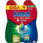 Somat Excellence Duo gel do myčky Anti-Grease 76 dávek – Hledejceny.cz