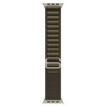 Apple Watch 49mm tmavě olivový Alpský tah - Small - provedení z přírodního titanu MK794ZM/A – Zboží Živě