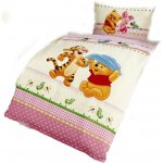 Matějovský povlečení Prasátko růžové 100 x 135 cm 40 x 60 cm – Zboží Dáma