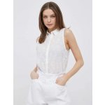 Pepe Jeans dámský bílý top PL304553800 S – Zboží Dáma