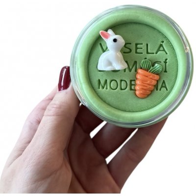 Malá modelína Králíček s mrkvičkou 110g – Zboží Dáma