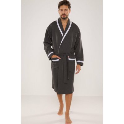 De Lafense Bruno pánský župan grafit šedá – Hledejceny.cz