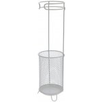 Home Styling Collection Kovový stojan na deštníky ZILO, Ø 18 cm, bilý bílý – Zboží Dáma