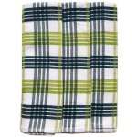 Polášek kuchyňské utěrky EGYPTSKÁ BAVLNA 82 zeleno-bílé střední káro 3 kusy 50x70cm – Zboží Mobilmania