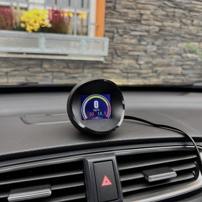 SE144 Palubní DISPLEJ 1,88" LCD, OBDII, GPS měřič rychlosti | Zboží Auto