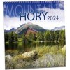 Kalendář nástěnný Hory / 10,8cm x 46,5cm / KN268 2024