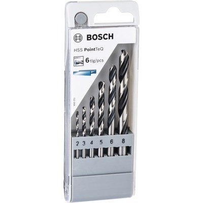 Sada vrtáků do kovu Bosch HSSPointTeQ, balení 6ks – Zboží Mobilmania