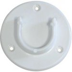 Růžice skříňová půlená 1 ks, bílá – Zboží Dáma