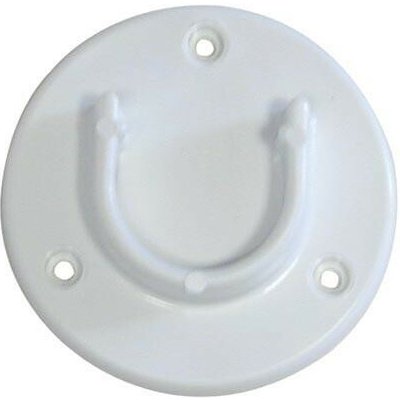 Růžice skříňová půlená 1 ks, bílá – Zboží Dáma