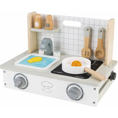 Eco Toys Dřevěná mini kuchyňka s příslušenstvím – Zboží Dáma