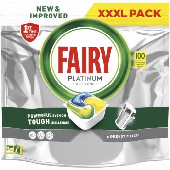 Fairy Kapsle do myčky Platinum lemon 100 ks