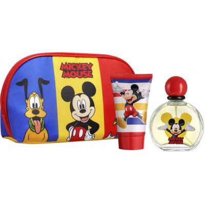 Mickey Mouse EDT 50 ml + sprchový gel 100 ml + kosmetická taštička dárková sada – Zboží Mobilmania