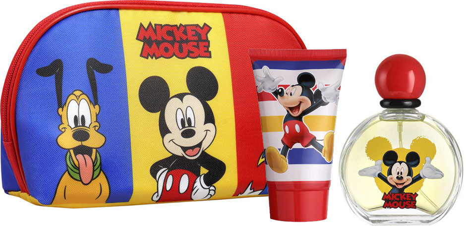 Mickey Mouse EDT 50 ml + sprchový gel 100 ml + kosmetická taštička dárková sada