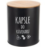 Orion Dóza na kapsle black 16 cm – Zboží Dáma