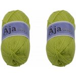 BELLATEX SET 2 ks Příze Ája NGM 50 g, 964 světle zelená – Hledejceny.cz