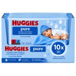 Huggies Pure vlhčené ubrousky 10 x 56 ks – Sleviste.cz