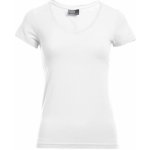 Promodoro Slim Fit s výstřihem do V Bílá – Zboží Mobilmania