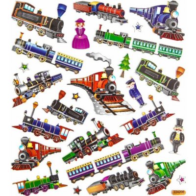 DP Craft Samolepky lokomotivy 26ks – Hledejceny.cz