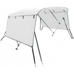 Bimini Stříška se 3 oblouky a stěnami 183x(185-198)x137 cm – Zboží Mobilmania