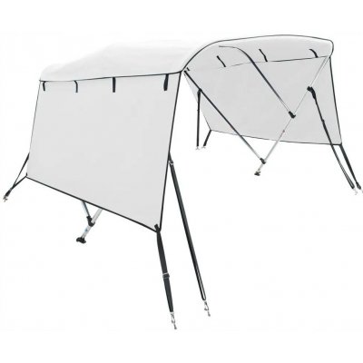 Bimini Stříška se 3 oblouky a stěnami 183x(185-198)x137 cm – Zboží Mobilmania