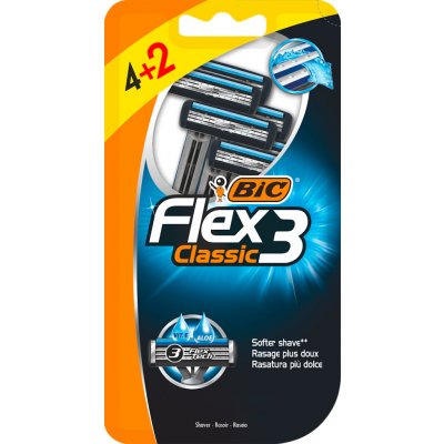 Bic Flex 3 Classic 6 ks – Zboží Mobilmania