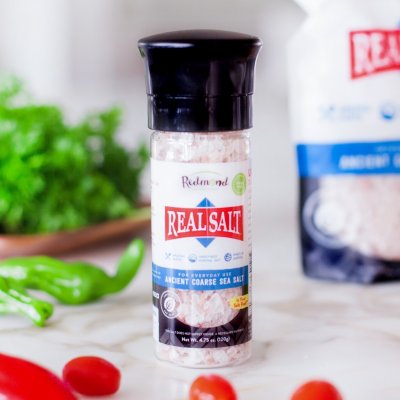 Redmond Real Salt Hrubě mletá mořská sůl 120 g – Zboží Mobilmania