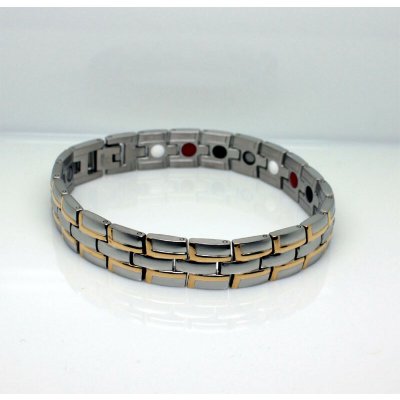 Steel Edge Pánský magnetický náramek z chirurgické oceli 708SG – Hledejceny.cz