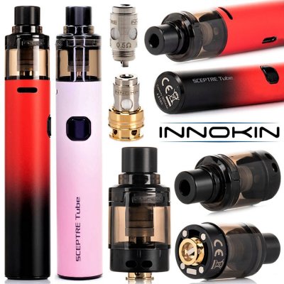 Innokin Sceptre Tube POD 1300 mAh + Hlava 0,5 ohm Černá 1 ks – Hledejceny.cz