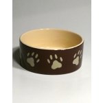 Trixie Miska keramická pes s béž.tlapkami 0,8 l 16 cm – Zbozi.Blesk.cz