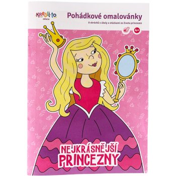 Nejkrásnější princezny Pohádkové omalovánky