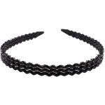 Trojitá vlnitá čelenka Barva: béžová – Hledejceny.cz