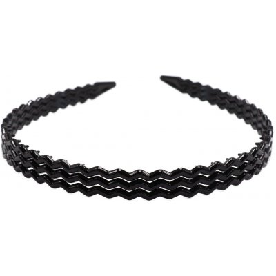 Trojitá vlnitá čelenka Barva: béžová – Hledejceny.cz