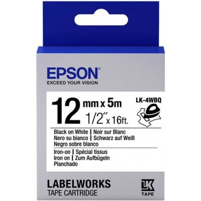 Páska Epson C53S654024 (Černý tisk/bílý podklad) - Originál – Hledejceny.cz