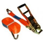 Upínací pás 10 m/5 t s dlouhou ERGO ráčnou s obšitým štítkem a dvěma háky (kurtna, kurta) – Hledejceny.cz