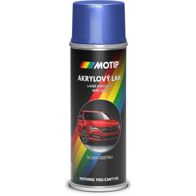 Motip Škoda akrylový sprej autolak 9463 modrá race metalíza 150 ml | Zboží Auto