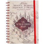 Cure Pink poznámkový blok Harry Potter: The Marauders Map A5 14,8 x 21 cm SR72325 – Zboží Dáma