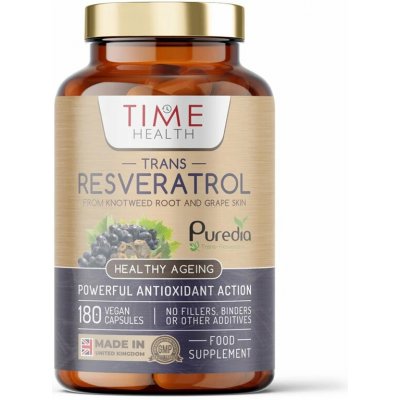 Time Health Trans Resveratrol Premium Puredia 180 kapslí – Hledejceny.cz