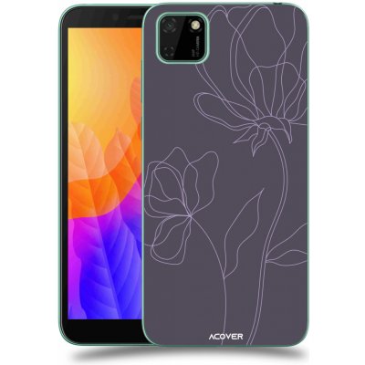 Pouzdro ACOVER Huawei Y5P s motivem Line Flower II – Zbozi.Blesk.cz