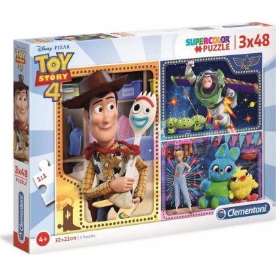 Clementoni Supercolor Toy Story 4 3 x 48 dílků – Zboží Mobilmania