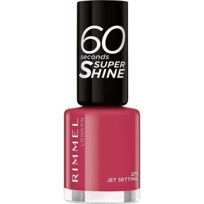 Rimmel London 60 Seconds Super Shine Nail Polish lak na nehty 271 Jet Setting 8 ml – Zboží Dáma